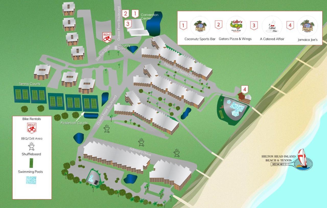 Luxury Beach Villa With Amazing Resort Amenities Biggest Pool On Hilton Head Island Hhi Beach Tennis Resort المظهر الخارجي الصورة